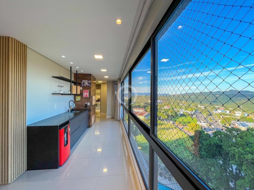 Vista da varanda do apartamento em Ivoti